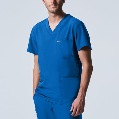 Landau Forward Men's 4-Pocket V-Neck Scrub Top