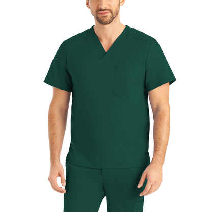 Landau ProFlex Men's 2-Pocket V-Neck Scrub Top