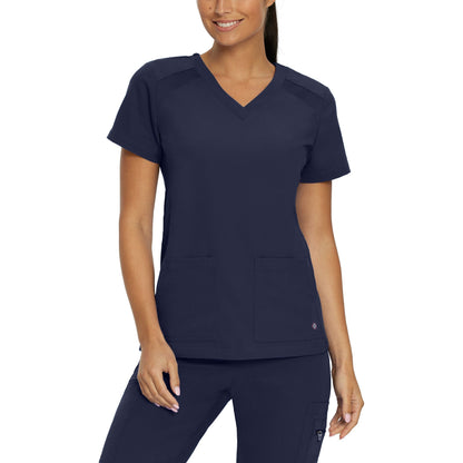 White Cross V-Tess Women's 4-Pocket V-Neck Scrub Top