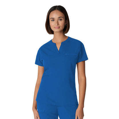 White Cross V-Tess Women's 2-Pocket V-Neck Scrub Top