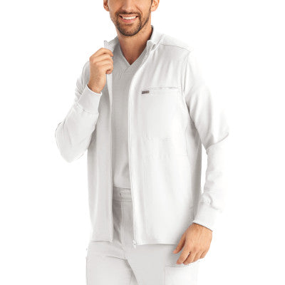 Landau Forward Men's 3-Pocket Scrub Jacket