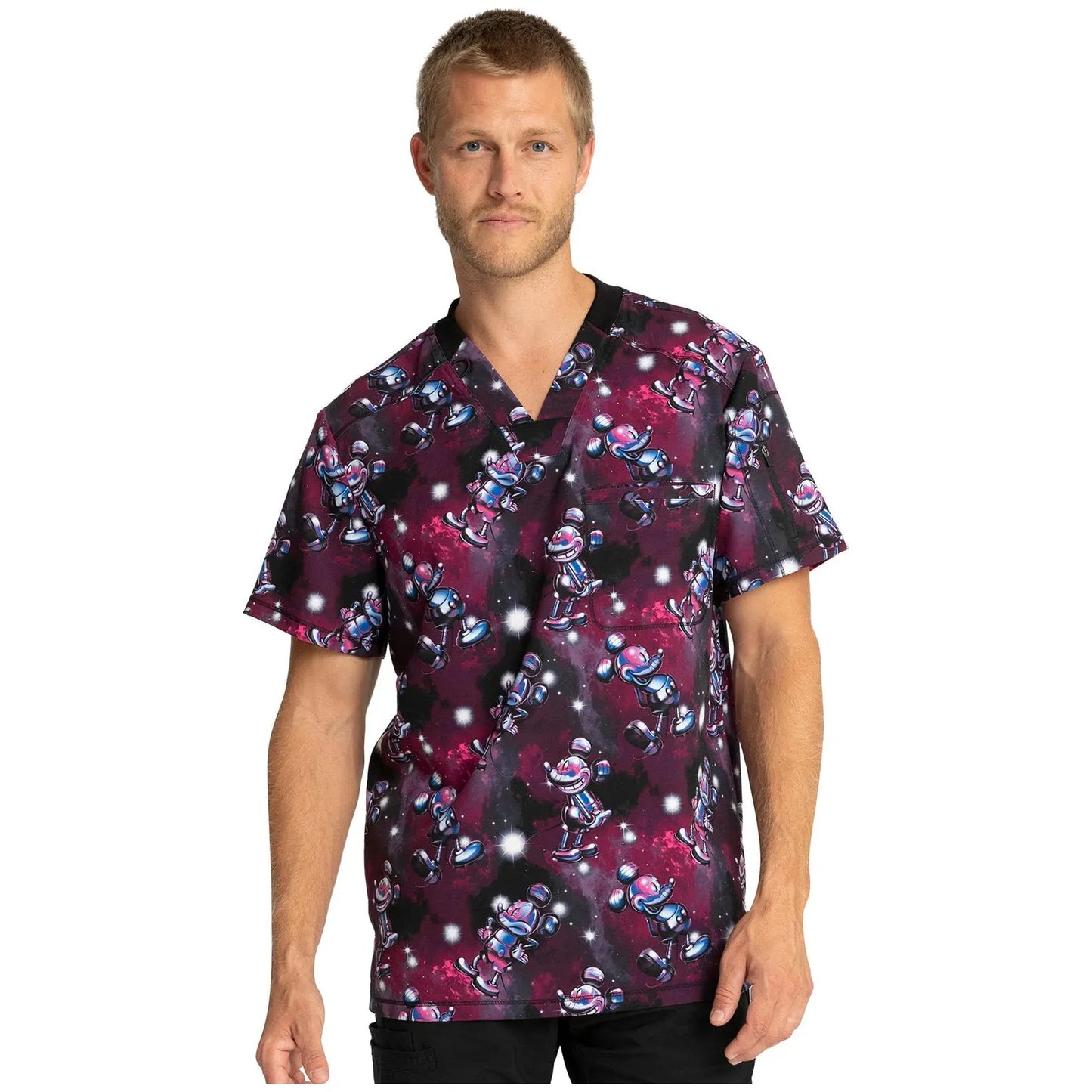 Cherokee Licensed Men's V-Neck Top TF730 SALE