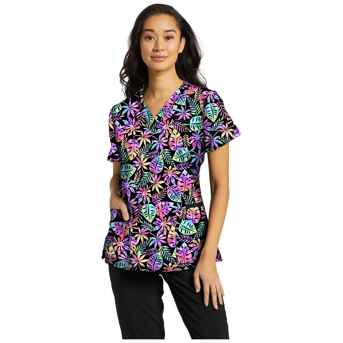 White Cross Women's 3-Pocket V-Neck Scrub Top