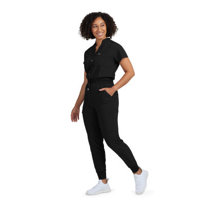 Landau Forward Women's 8-Pocket Cargo Scrub Jumpsuit