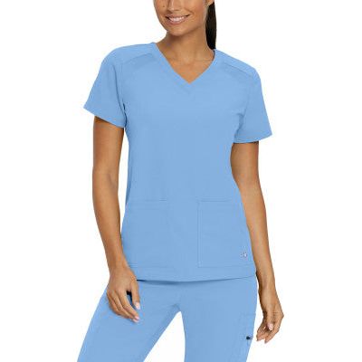 White Cross V-Tess Women's 4-Pocket V-Neck Scrub Top