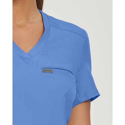 Landau Forward Women's 2-Pocket V-Neck Scrub Top