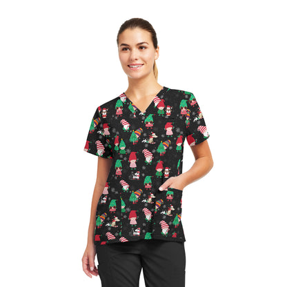 White Cross Women's 3-Pocket V-Neck Scrub Top