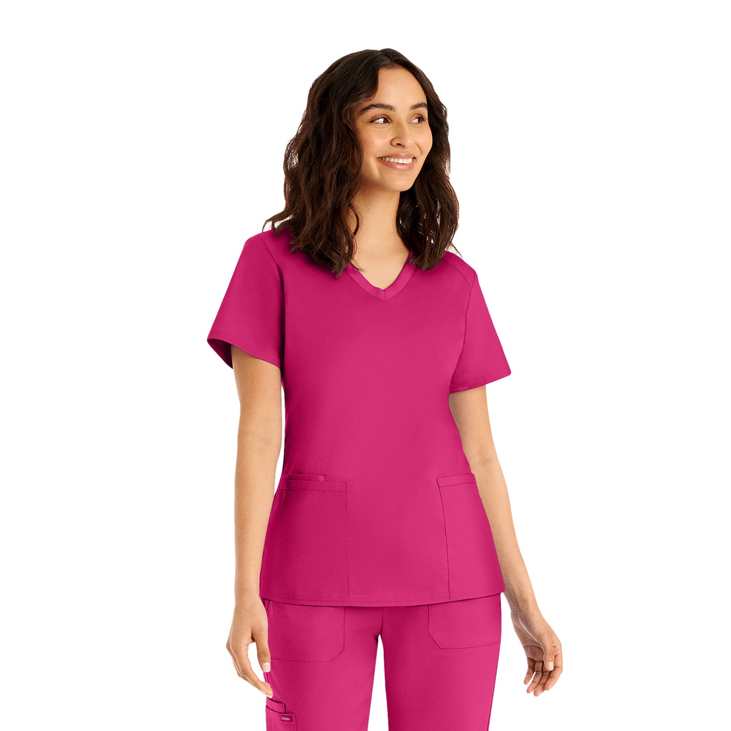 Landau ProFlex Women's 3-Pocket V-Neck Scrub Top