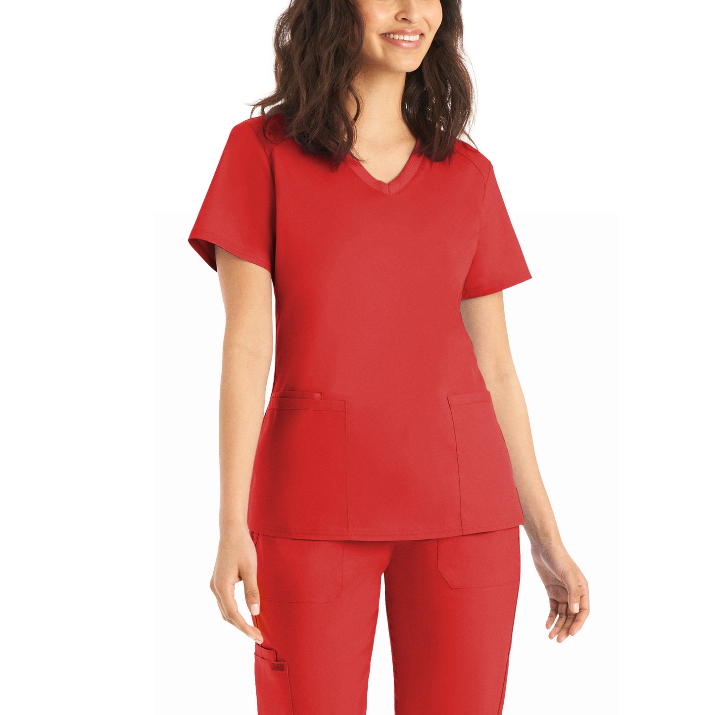 Landau ProFlex Women's 3-Pocket V-Neck Scrub Top