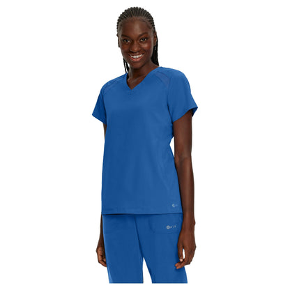 White Cross FIT Women's 2-Pocket V-Neck Scrub Top