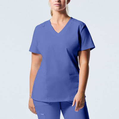 Landau ProFlex Women's 3-Pocket V-Neck Scrub Top