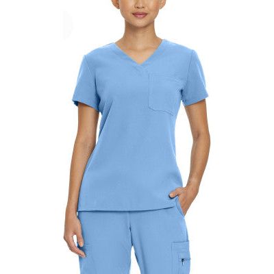 White Cross V-Tess Women's 1-Pocket V-Neck Scrub Top