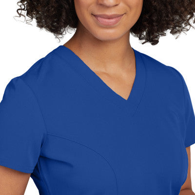 White Cross V-Tess Women's 3-Pocket V-Neck Scrub Top