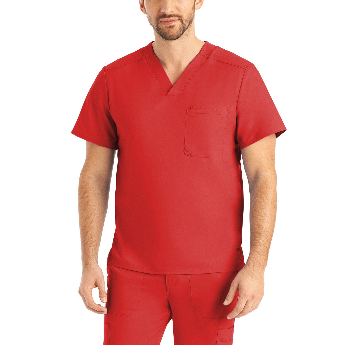 Landau ProFlex Men's 2-Pocket V-Neck Scrub Top