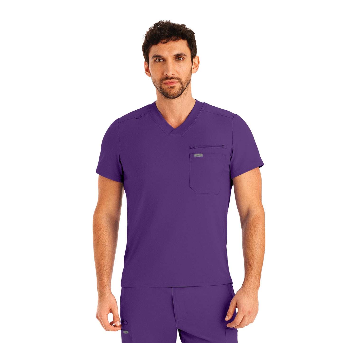 Landau Forward Men's 2-Pocket V-Neck Scrub Top