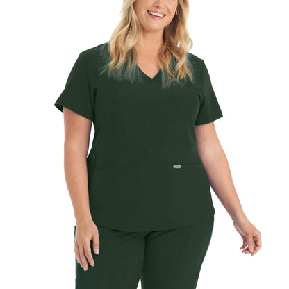 Landau Forward Women's 3-Pocket V-Neck Scrub Top