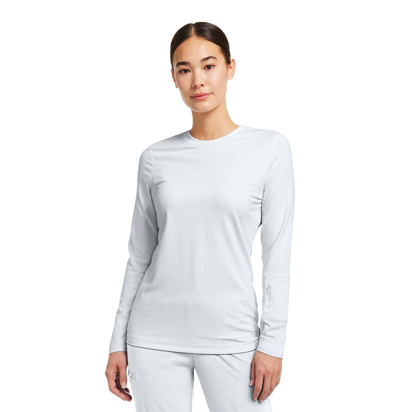 White Cross CRFT Women's 1-Pocket Long-Sleeve Tee