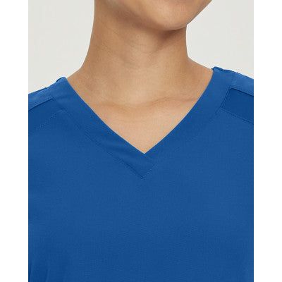 White Cross V-Tess Women's 4-Pocket V-Neck Scrub Top