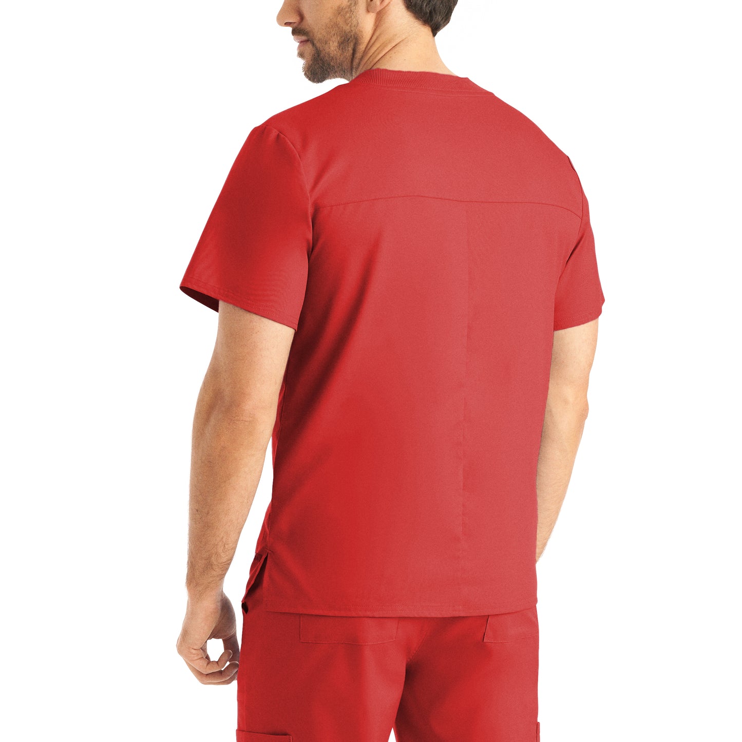 Landau ProFlex Men's 2-Pocket V-Neck Scrub Top