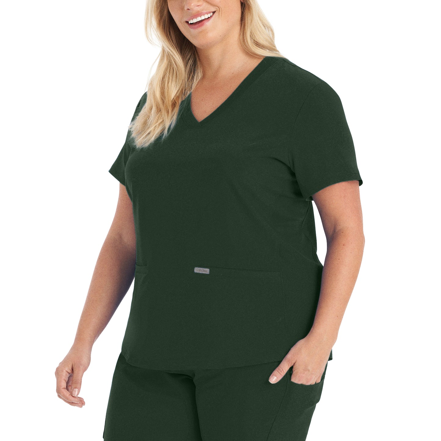 Landau Forward Women's 3-Pocket V-Neck Scrub Top