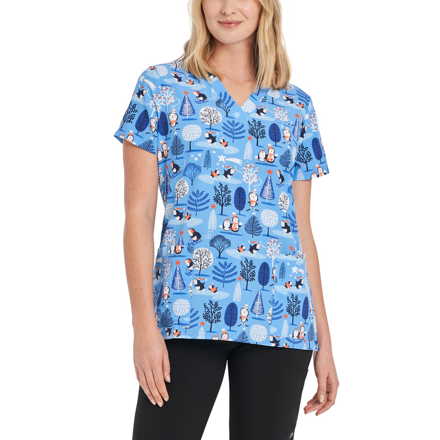 White Cross Women's 3-Pocket V-Neck Scrub Top