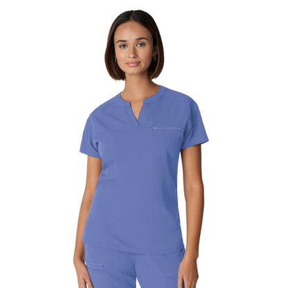 White Cross V-Tess Women's 2-Pocket V-Neck Scrub Top