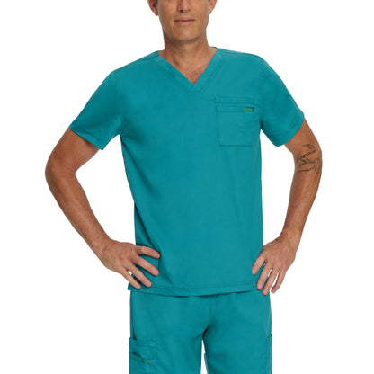 Landau ProFlex Unisex 2-Pocket V-Neck Scrub Top