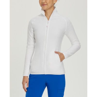 White Cross Women's 2-Pocket Warm-Up Scrub Jacket
