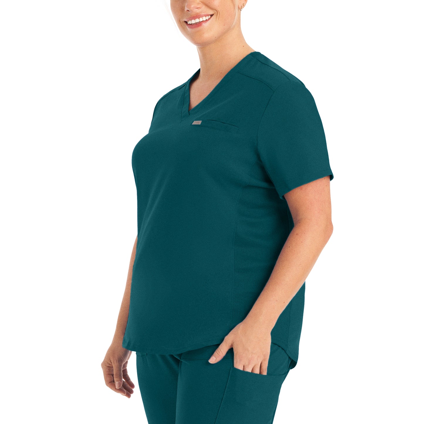 Landau Forward Women's 2-Pocket V-Neck Scrub Top