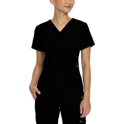 White Cross V-Tess Women's 3-Pocket V-Neck Scrub Top