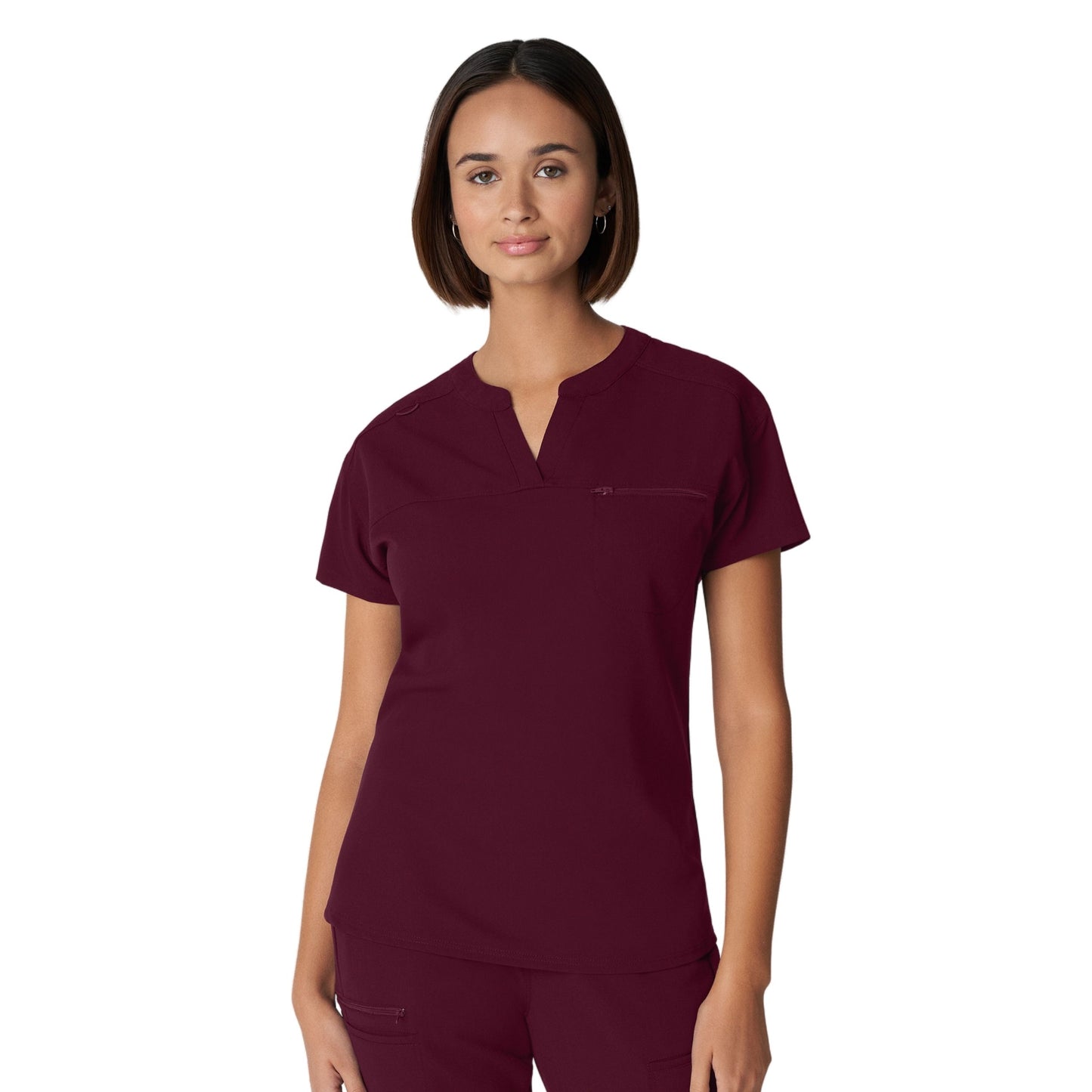 White Cross V-Tess Women's 2-Pocket V-Neck Scrub Top