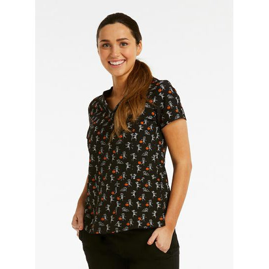 V-Neck Print Top 1767 SALE