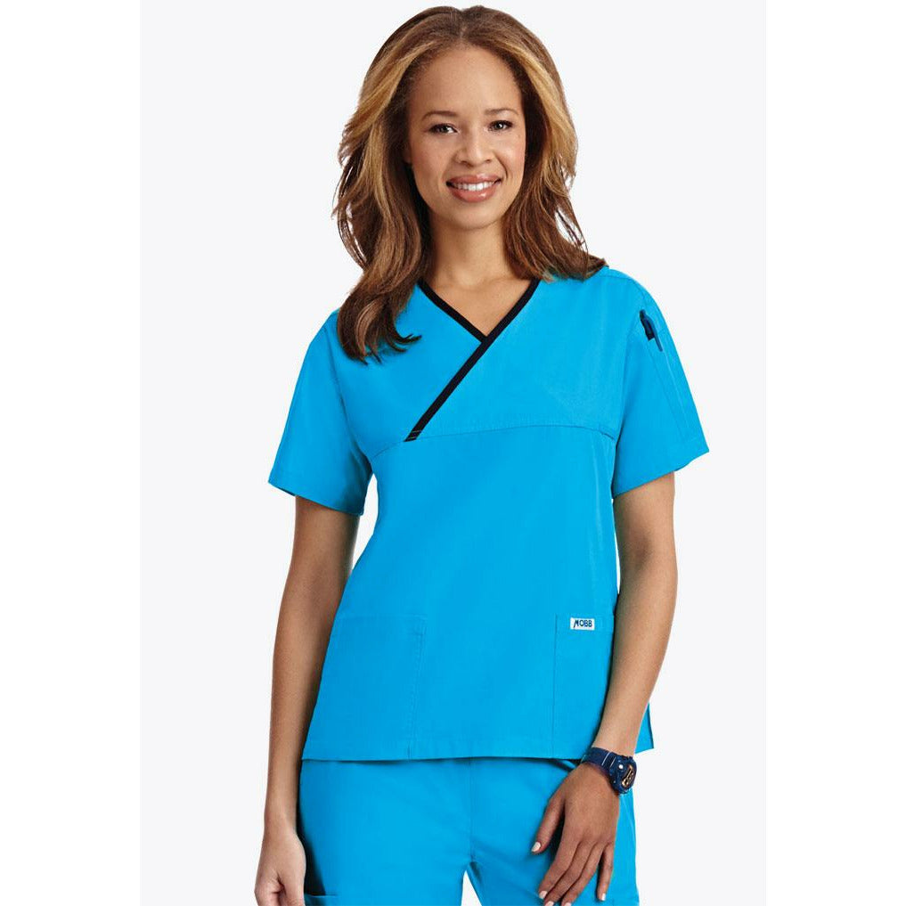 MOBB Criss Cross Scrub Top Women 323T "SALE"