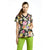 100% Cotton Printed V-Neck Top 717 SALE